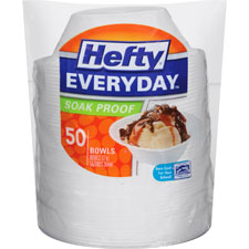 Hefty Bowls, Soak Proof, 12 Ounce 50 Ea, Bowls