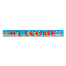 "Banners, Welcome/Frogs, 10', Multi"
