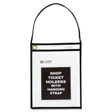 "Ticket Holders, w/Strap, 12""x9"", 15/BX, Clear"