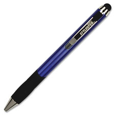 "Stylus Retractable Pen, 1.0mm Tip, 1/PK, MDBE Barrel/BK Ink"