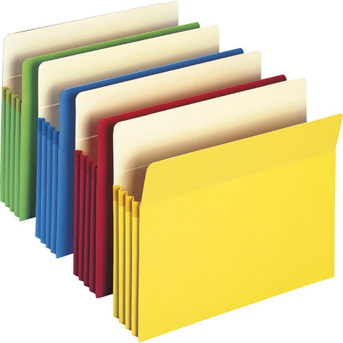 Colored File Pockets