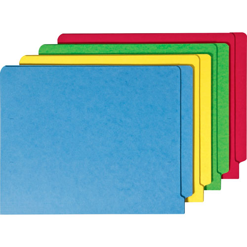 Colored End Tab File Folders