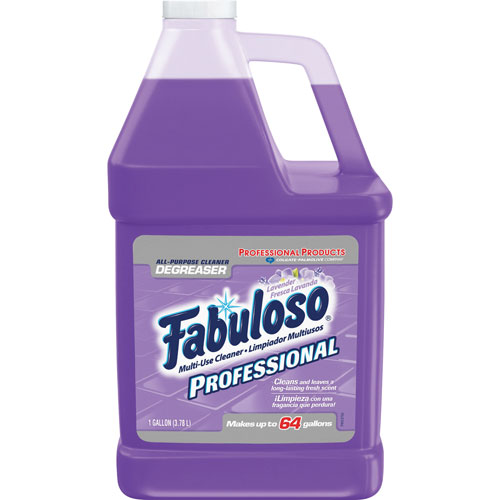 Fabuloso All-Purpose Cleaner, Lavender Scent, 1 gal Bottle, 4/Carton