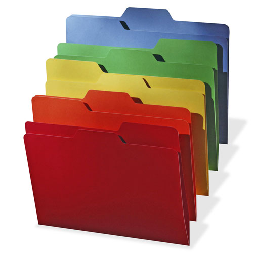 Colored Top Tab File Folders