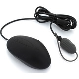 WASHABLE SILICONE MOUSE BLACK