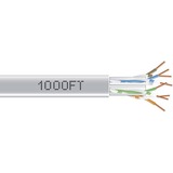 CAT6 BULK CBL UTP PVC BOX GY 1000'