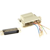 MODULAR ADAPTER DB25-M TO RJ45-F GY