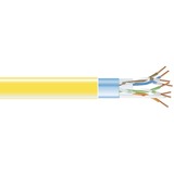 CAT5E BULK CABLE FUTP PVC YL 1000'