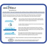 SEAL SHIELD, SEAL SHIELD MOUSE PAD / BLANK VERSION (6''X 7'' - 10 PACK)(PRIVATE LABEL - BLANK VERSION / BLUE WITH GREY TRIM)