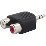 3.5mm Stereo (M) to Dual RCA (F) Adapter (Minimum Purchase = 10X)