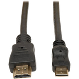 TRIPP LITE, 3FT HIGH SPEED WITH ETHERNET HDMI TO MINI HDMI CABLE 3'