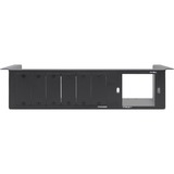 Under Table Mounted TBUS Enclosure. Includes:- 1 Single Power Socket Slot 4 Insert Slots 1 15-pin HD 1 3.5mm