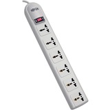 TRIPP LITE, 230V 6-UNIVERSAL OUTLET SURGE PROTECTOR, 1.8M CORD, GERMAN/FRENCH PLUG, 750 JOULES