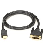 HDMI TO DVI CABLE, MALE/MALE 5M