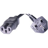 HP 2.5M C15 to BS 1363/A Pwr Cord