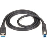USB 3.0 CABLE TYPE-A M/TYPE-B M BK 6FT