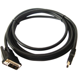 HDMI (M) to DVI-D (M) Cable - 0.5ft.