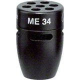 ME 34 W Capsule head for MZH series gooseneck microphones (cardioid pre-polarized condenser). Includes (1) MZW 34 windscreen (1.0 oz) white