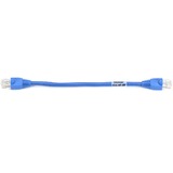 CAT6 SNAGLESS PATCH CABLE UTP PVC BL 6IN