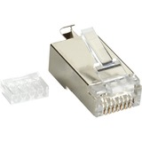 RJ45 SHIELDED MODULAR PLUG 6-WIRE 250PK