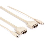 KVM CPU CABLE - DVID, USB, 6FT