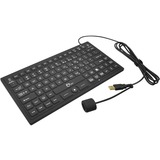 SIIG, INDUSTRIAL MEDICAL GRADE WASHABLE BACKLIT KEYBOARD W POINTING DEVICE