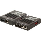 DUAL 10/100/1000BT TO Dual 1000BX SFP wi