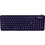 SEAL SHIELD, SEAL GLOW, SILICONE KEYBOARD WITH MAGNETIC BACKING - BACKLIT DISHWASHER SAFE. BLACK, USB