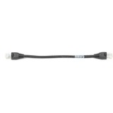 CAT6 SNAGLESS PATCH CABLE UTP PVC BK 6IN