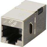 CAT6 SHIELDED STRAIGHT-PIN METAL COUPLER