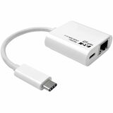 TRIPP LITE, USB-C TO GIGABIT ETHERNET NETWORK ADAPTER W/ USB-C CHARGING PORT