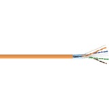 CAT 6A F/UTP LSZH Bulk Cable - 23AWG Solid Bare Copper Orange - 500ft. - TAA compliant