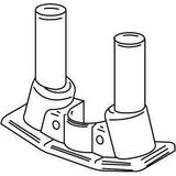 Middle Atlantic COM75 Cable Management Wiremold Rc7 Multi-service Assembled Poke-thru Device Communication Adapter - Poke Thru Device Commu 786564025177