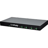 4port Fiber Media Conv, PS, 1U