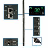 TRIPP LITE, 2.9KW SINGLE-PHASE SWITCHED PDU - LX INTERFACE, 120V OUTLETS (24 5-15/20R), 10 FT. (3.05 M) CORD WITH L5-30P, 0U, TAA