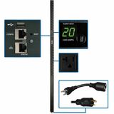 TRIPP LITE, 1.9KW SINGLE-PHASE SWITCHED PDU WITH LX PLATFORM INTERFACE, 120V OUTLETS (24 5-15/20R), 10 FT. CORD WITH L5-20P, 0U, TAA