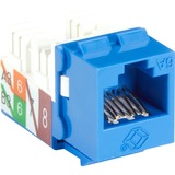 CAT6A KEYSTONE JACK UNSH RJ45 BL 25P