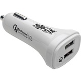 TRIPP LITE, USB CAR CHARGER QUICK CHARGE DUAL USB-A 3.0 UL2089 CERTIFIED