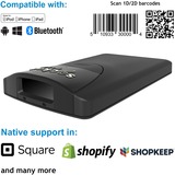 SocketScan S840 2D Barcode Scanner Black