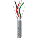 22 AWG 4C Str Shielded Riser Gray 1000