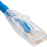Patch Cord CAT 6 Clear Boot Blue 3ft.
