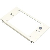 Middle Atlantic G6007C-1 Faceplates & Mounting Boxes Wiremold 6000 Series Single-gang Device Plate Fitting, Gray - 1-gang - Gray - Steel (g6007c-1) G6007c1 786776087987