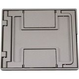 Middle Atlantic FPCTGY Faceplates & Mounting Boxes Wiremold Fpct - Floorport Series Cutout Cover Assembly - Gray - Die-cast Aluminum (fpctgy) 786776152227