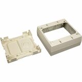 Middle Atlantic PSB2V Mounting Kits Wiremold Eclipse Mounting Box For Cable Raceway, Wireless Access Point - Ivory - Taa Compliant (psb2 786776024395