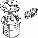 Middle Atlantic 862DB Mounting Kits Wiremold 862db Mounting Box - Brown - Polyvinyl Chloride (pvc), Brass 786564032588