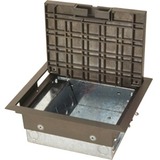 Middle Atlantic AC8104 Faceplates & Mounting Boxes Wiremold Ac8104 Series Raised Floor Box - 12 X Total Number Of Socket(s) - 4-gang - Gray - Die-cast  786564521167