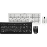 CHERRY, DW 3000 WIRELESS KB+MOUSE BUNDLE, GERMAN, 104+4 WHISPER QUIET KEYS, BLACK, 3 BOTTON MOUSE, NANO RECEIVER, 2 YEAR WARRANTY, MOQ 10 UNITS, NCNR