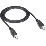 USB 2.0 Cable Type B Male Typ B Male Blk