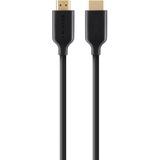 Belkin HDMI A/V Cable - 6.56 ft HDMI A/V Cable for Audio/Video Device - First End: HDMI Digital Audio/Video - Gold Plated Connector ** Call For Current Pricing **