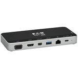 TRIPP LITE, USB C DOCKING STATION HUB TRIPLE DISPLAY 4K HDMI VGA USB A/C GBE